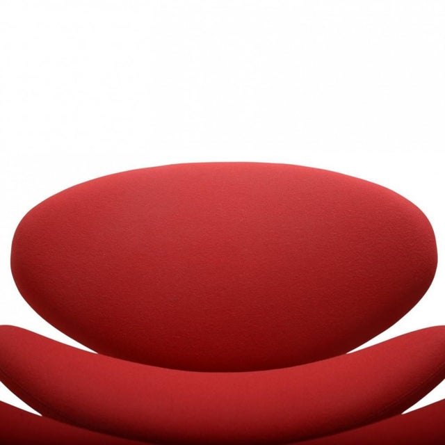 Textile Corona Chair in Red Fabric by Erik Jørgensen, 2000s For Sale - Image 7 of 16