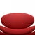 Textile Corona Chair in Red Fabric by Erik Jørgensen, 2000s For Sale - Image 7 of 16