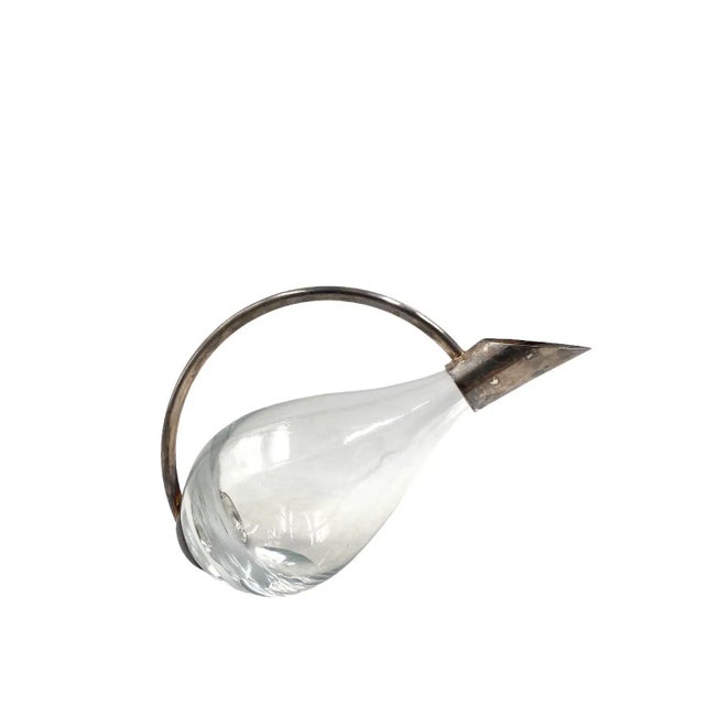 Hollywood Regency Silver Decanter, Masini Florence Italy 1980s For Sale - Image 9 of 10