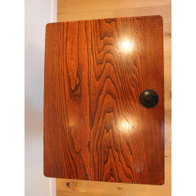 Vintage Korean Duiju Rice Chest With Grain Hopper & Bottom Dispenser For Sale - Image 4 of 9