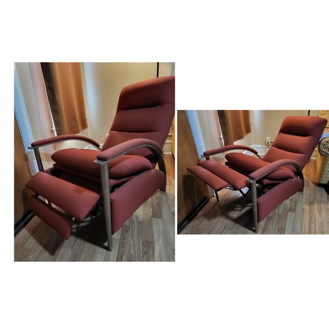 Contemporary Ethan Allen Radius Recliner For Sale - Image 3 of 4