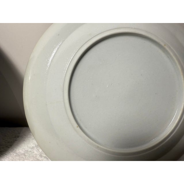 Pair 18th C. Chinese Export Nanking Blue and White Porcelain Small Plates 6" For Sale - Image 10 of 12