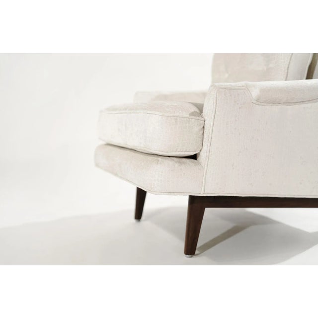 Edward Wormley for Dunbar Janus Collection Chair and Footstool, C. 1950s For Sale - Image 9 of 13