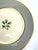 Metal 1970s Flintridge China Gray & Gold Rim Dinner Plates With Floral Center - Set of 10 For Sale - Image 7 of 10