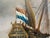 Nautical Vintage Maritime Seascape Oil Painting With Dutch Ships Nautical Naval Art For Sale - Image 3 of 9