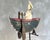 Vintage Folk Art Nautical Metal Toy Sailor Pendulum Sculpture, 1950s For Sale - Image 6 of 13