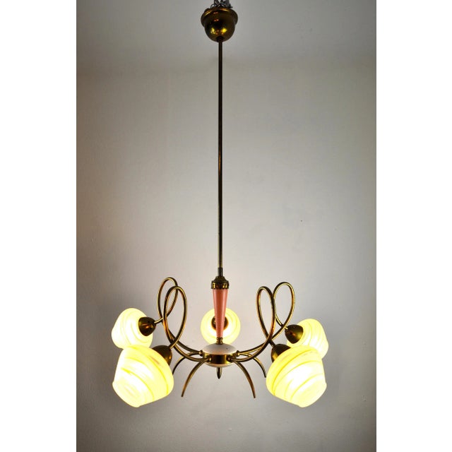 Mid-Century Sputnik Ceiling Lamp For Sale - Image 10 of 11