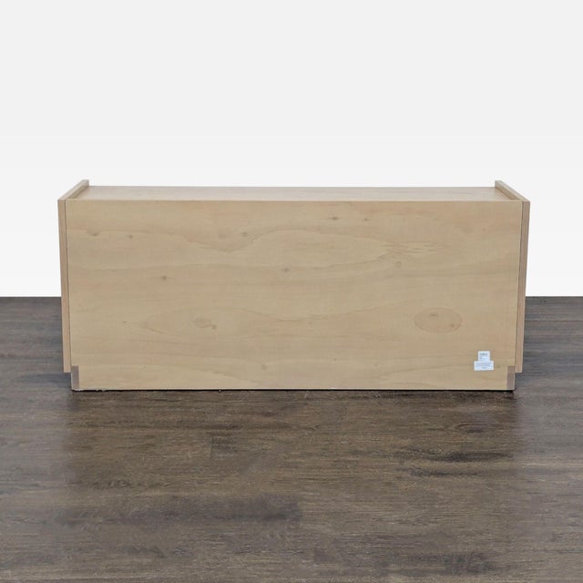 Crate & Barrel Batten Storage Bench For Sale In San Francisco - Image 6 of 10