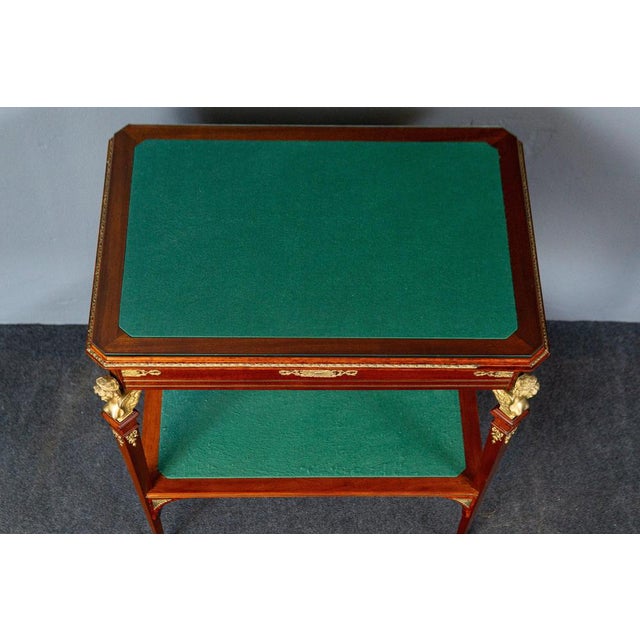 Brown Neo-Empire Salon Table, Early 1900s For Sale - Image 8 of 18