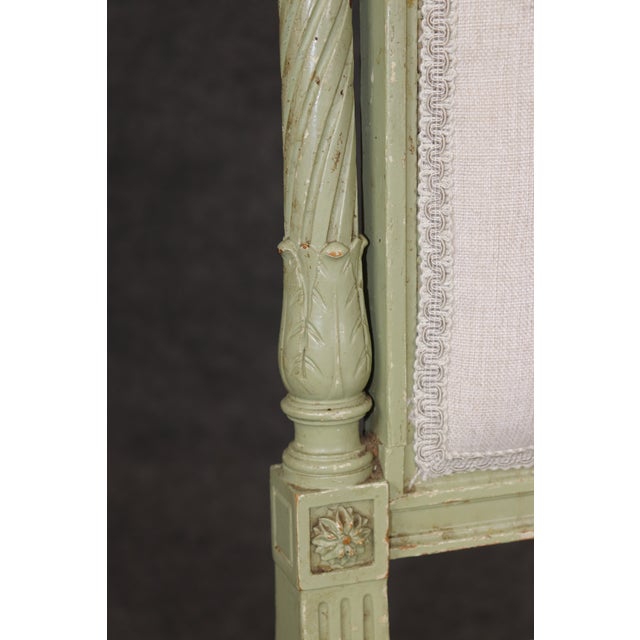 Set 18 Maison Jansen Signed Early 20th C Louis XVI Style Dining Chairs For Sale - Image 16 of 17