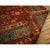 Textile 1930s Antique Red Ground Asian Design Chinese Khotan Handknotted Pile Wool Rug For Sale - Image 7 of 8