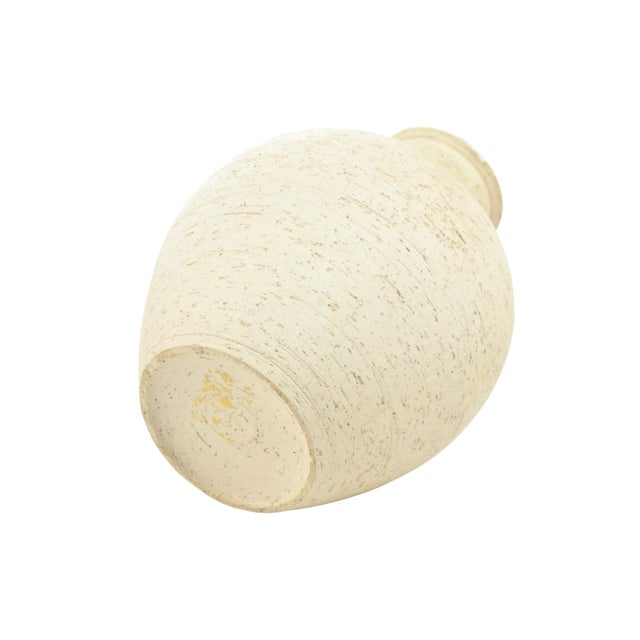 Mid 20th Century Midcentury Textured Studio Art Pottery Vase For Sale - Image 5 of 6