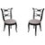 1940's Hollywood Lyre Back Occasional Chairs - a Pair For Sale - Image 9 of 9
