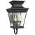 Elsinore Medium Bracket Lantern in Black with Clear Glass Designer: Chapman & Myers Height: 20.5" Extension: 11.75"...