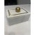 Hollywood Regency Transitional Modern Marble Trinket Box For Sale - Image 3 of 8