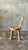 Small Children's Chair in Natural Blond Teak with Three-Bar Back For Sale - Image 17 of 18