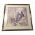 1980s Large Framed Original Watercolor Painting "Papillion" by Eleanor Eastwood For Sale