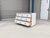 1960s Mid-Century White and Brass Nine-Drawer Dresser by t.h. Robsjohn-Gibbings for Widdicomb For Sale In Los Angeles - Image 6 of 11