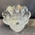 Glass Vintage Heavy Crystal Pineapple Pattern Footed Vase With Scalloped Rim For Sale - Image 7 of 10