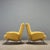 Vintage Lounge Chairs in Green Fabric and Brass, Italy, 1960s, Set of 2 For Sale - Image 3 of 9