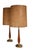 Mid 20th Century Mid Century Table Lamps With Original Burlap Shades - a Pair For Sale - Image 10 of 10