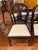 Antique set of 4 wheat dining room chairs Front seat width 20", Back widest width 16.5", 17" depth, 38.5" height