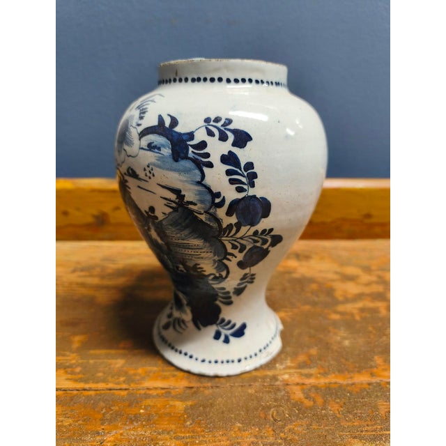 Ceramic Antique Ceramic Pharmacy Container, 1700s For Sale - Image 7 of 15