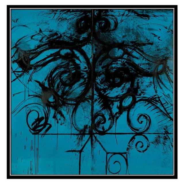 Jim Dine 1980s Blue Commelynck Gate, Jim Dine - Set of 2 For Sale - Image 4 of 7