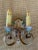Antique White 1910s Cast Iron Wall Sconces With Paints - a Pair For Sale - Image 8 of 9