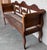 20th Century Catalan Bench in Walnut With Caned Seat For Sale In Miami - Image 6 of 9