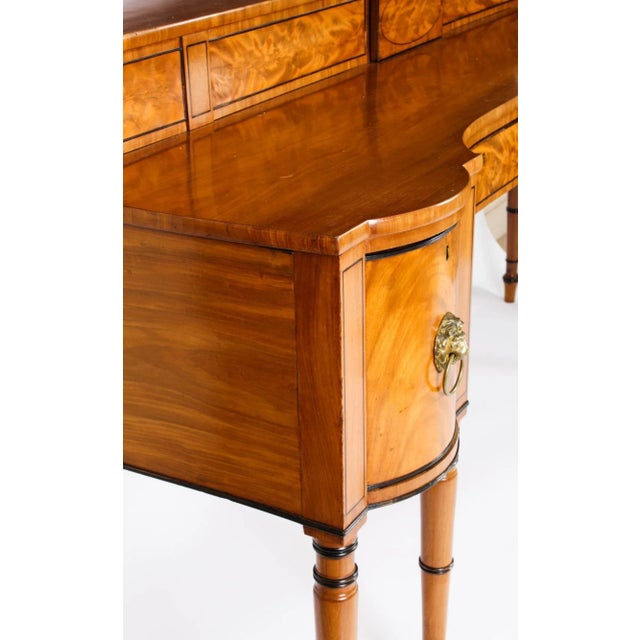 19th Century George III Scottish Flame Mahogany Sideboard For Sale - Image 17 of 18