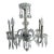 1950 Cut Crystal Chandelier For Sale