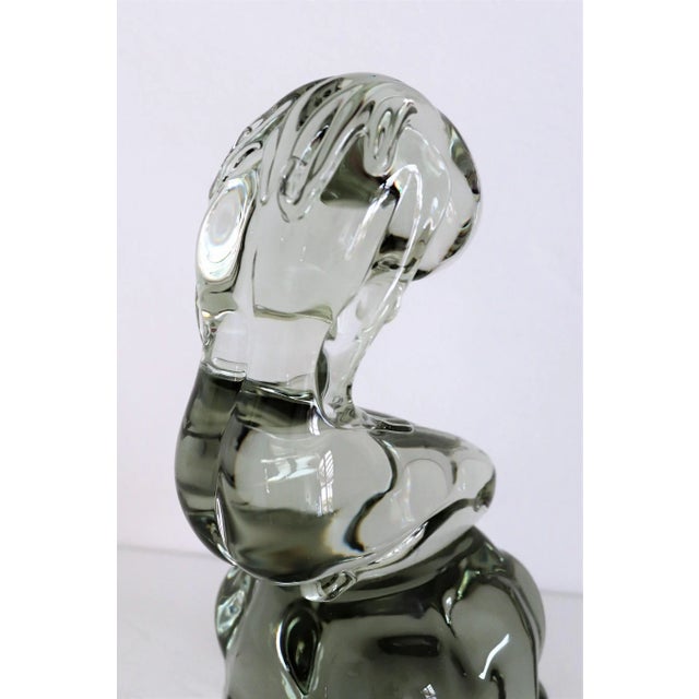Murano Glass Sculpture of Bowed Woman by Pino Signoretto, Italy, 1980s For Sale - Image 10 of 18