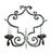 Large Decorative Wrought Iron Wall Sconces, French, circa 1950 - A Pair For Sale - Image 14 of 18