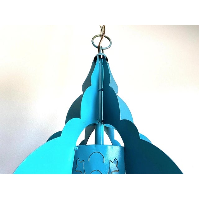 Modern Pierced Moroccan Pendant Lights, Pair For Sale - Image 14 of 18