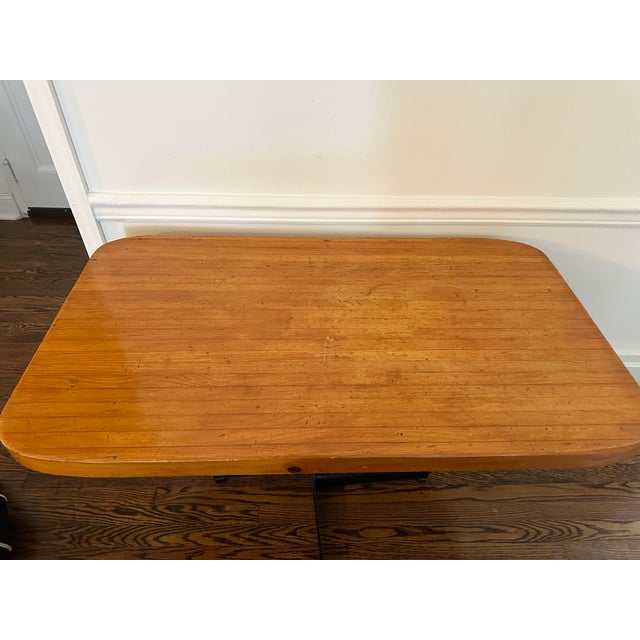 Charlotte Perriand Vintage "Les Arcs" Table Attributed to Charlotte Perriand For Sale - Image 4 of 12