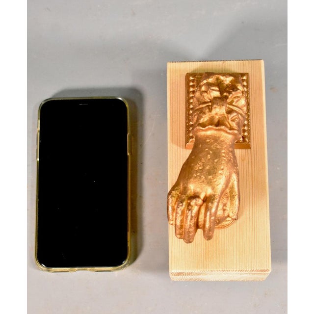 Hand of Fatima Door Knocker from Camion Frères For Sale - Image 11 of 14
