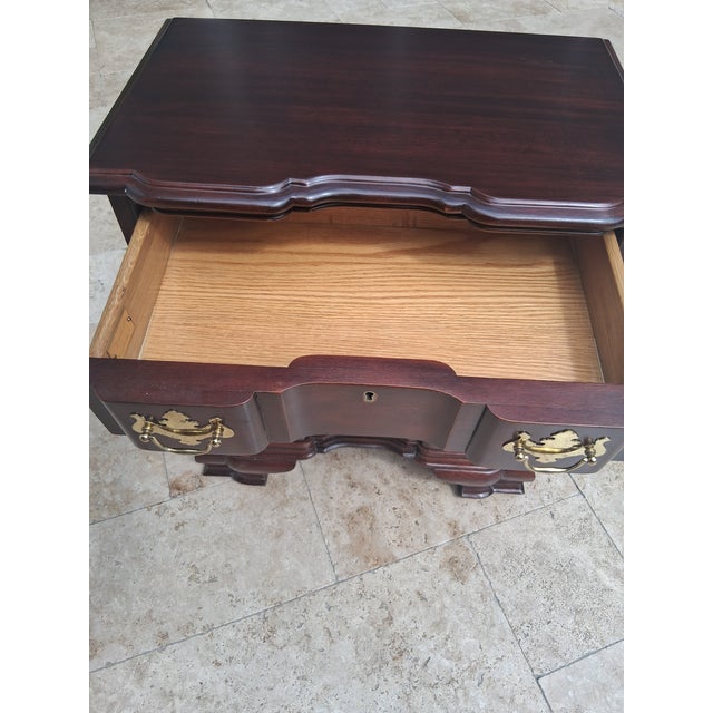 Mid 20th Century Vintage Councill Craftsmen Mahogany Chippendale Style Block-Front Bachelor's Chest For Sale - Image 5 of 5