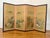 Japanese Japanese Showa Period Four Panel Byobu Screen of the Changing Seasons For Sale - Image 3 of 10