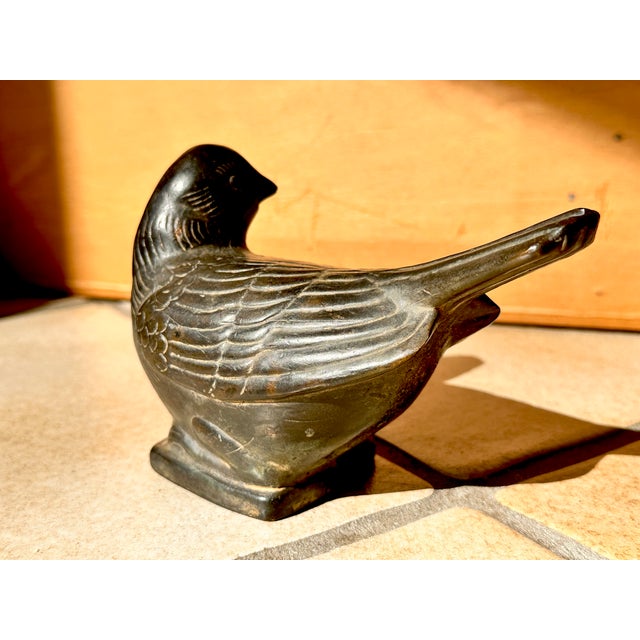 Black Bird Figurine in Metal, South America, 1960s For Sale - Image 8 of 10
