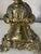 Metal Antique Palatial Baroque Style Brass Lamps With Brass Shades - a Pair For Sale - Image 7 of 12