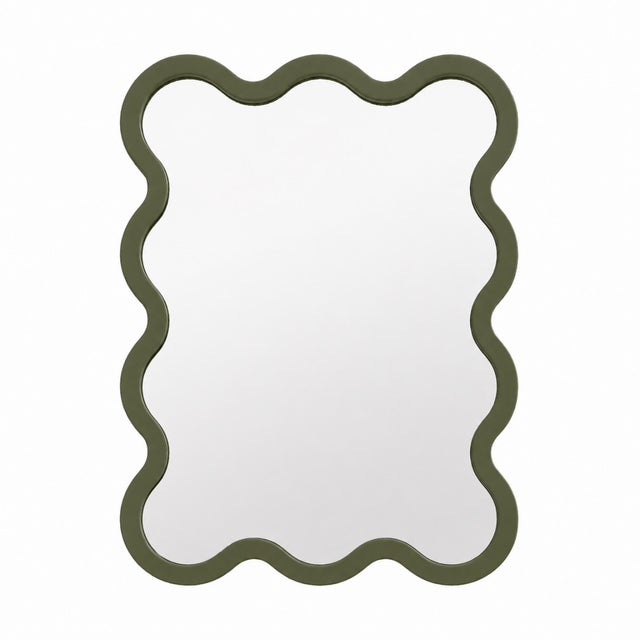 Medium Contemporary Sculptural Wavy Wall Mirror – Hvyli 10 by Oitoproducts For Sale - Image 14 of 17