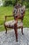 Rococo Pair Antique French Rococo Fireside Arm Chairs For Sale - Image 3 of 12
