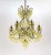 Traditional 19th Century Pale Yellow Crystal Drops Birdcage Chandelier For Sale - Image 3 of 12