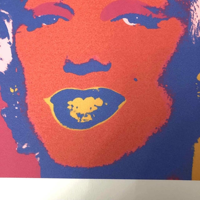1990s 1990s After Andy Warhol "Marylin Monroe" Lithograph For Sale - Image 5 of 11