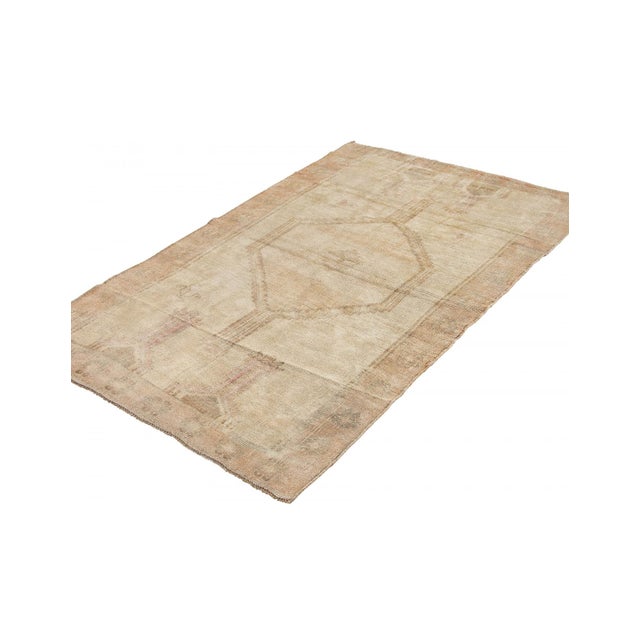 Vintage handknotted decorative wool rug from Kars region of Turkey. Approximately 50-60 years old. In very good condition.