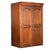 1990s 1990s Hekman Cherry Finish Corner Storage Cabinet / Bookcase | Model 5330-2446 | Open Shelving Sides + Enclosed Center | Excellent Condition For Sale - Image 5 of 18
