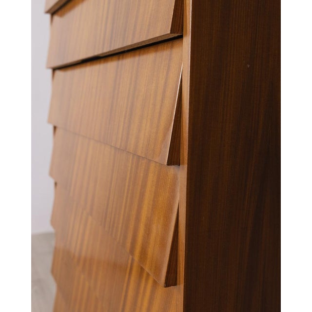 Black Vintage Teak Chest of Drawers, Italy, 1960s For Sale - Image 8 of 11