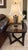 Traditional Traditional Dark Wood & Glass Coffee Table and End Table Set For Sale - Image 3 of 4
