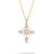 Divine Pearl & Diamond Cross Gold Chain Necklace For Sale - Image 10 of 10
